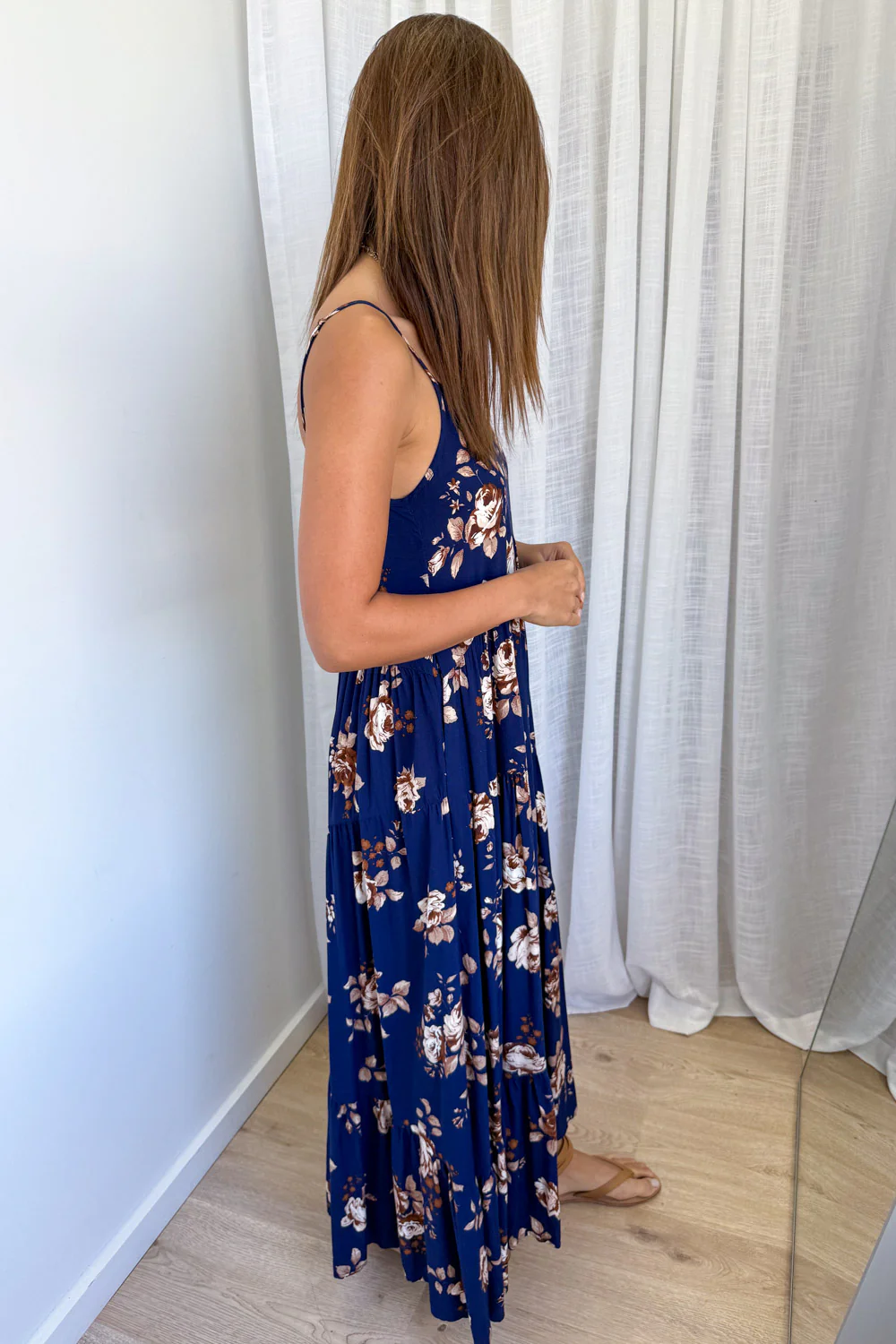 Wendy Dress - Navy Floral - Image 3