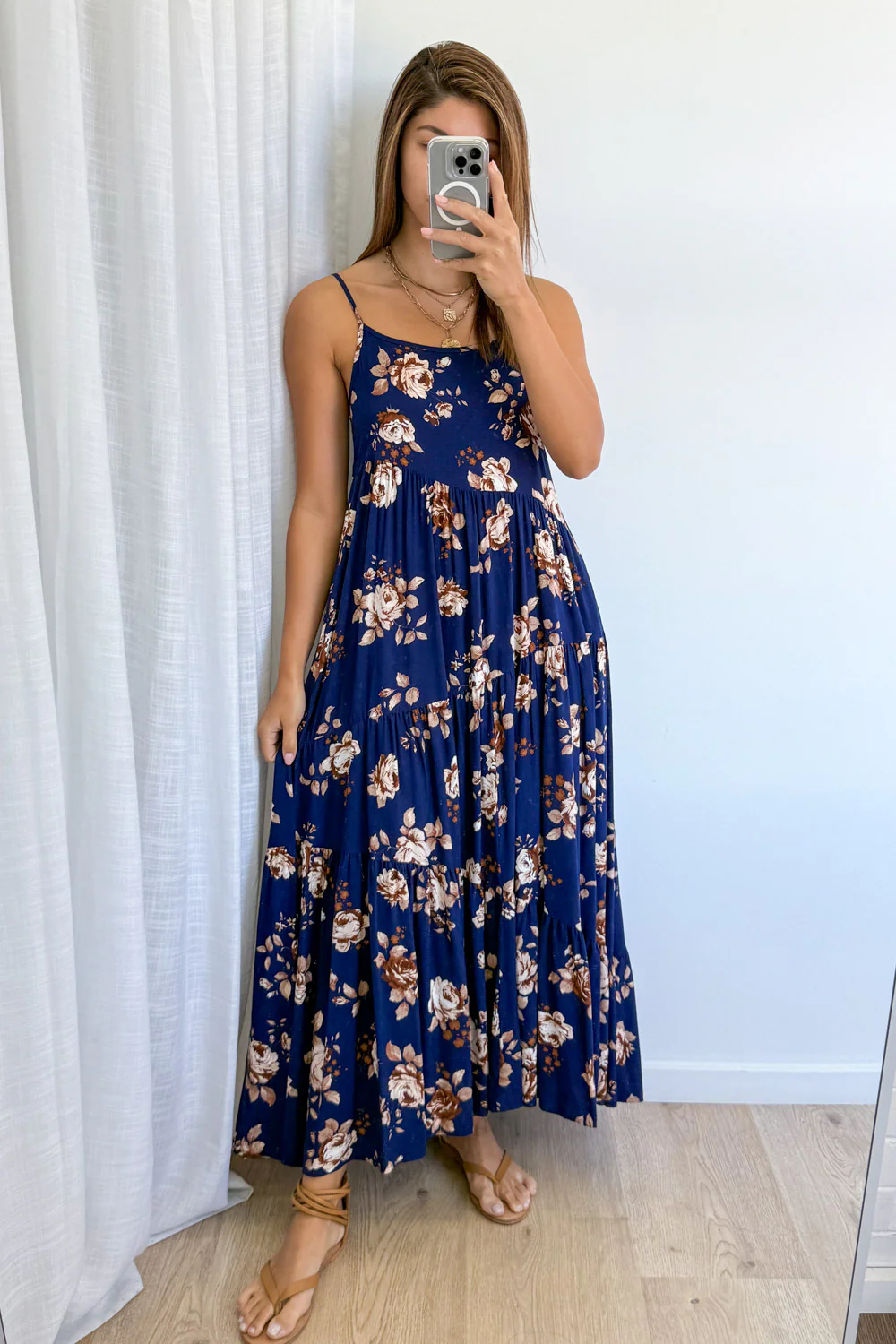 Wendy Dress - Navy Floral - Image 5