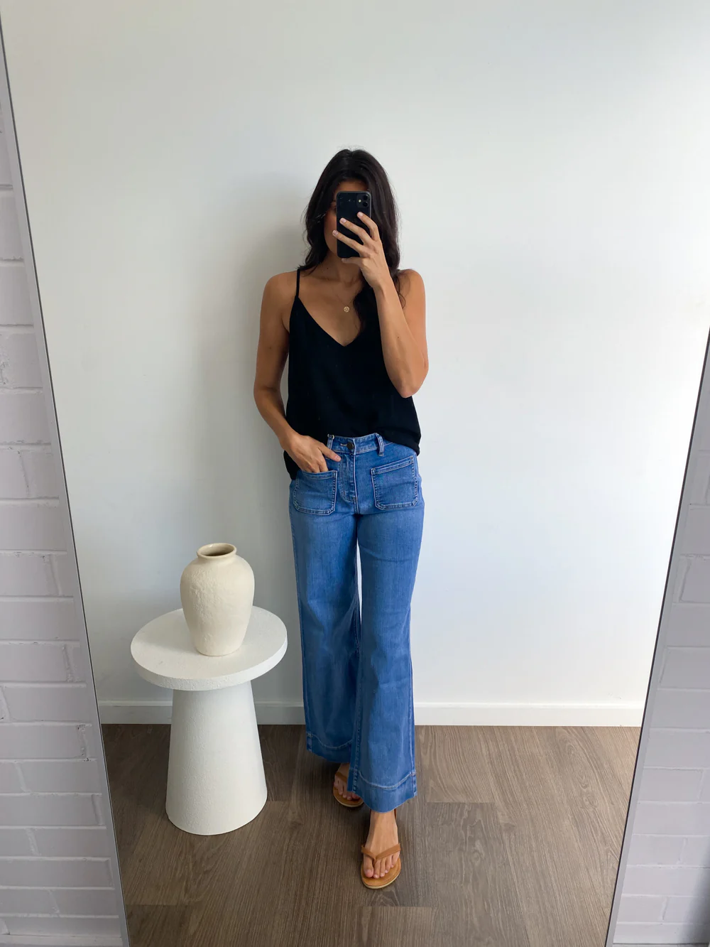 Whitley High Rise Wide Leg Jeans - Denim - Image 24