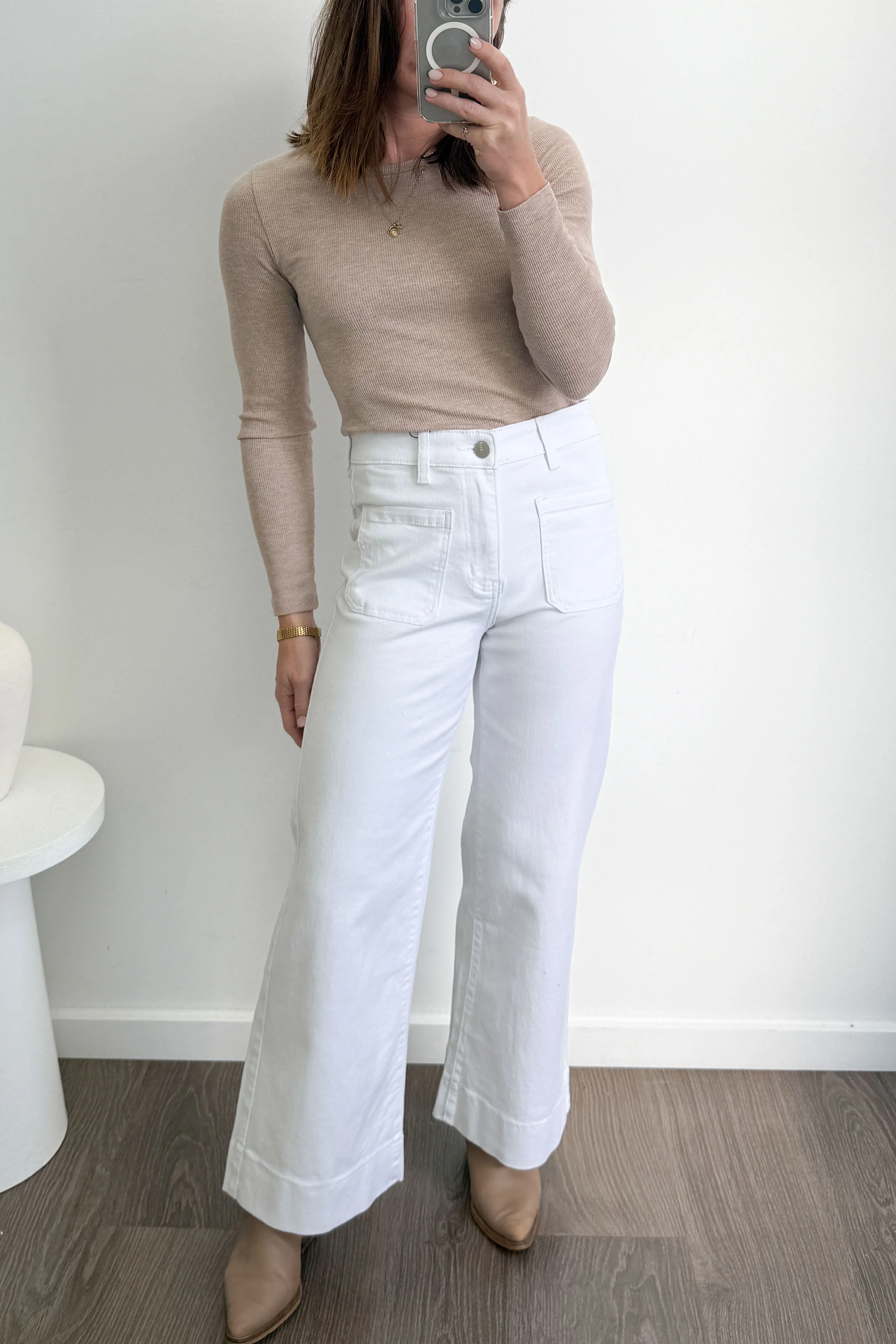 Whitley Petite High Rise Wide Leg Jeans - Image 6