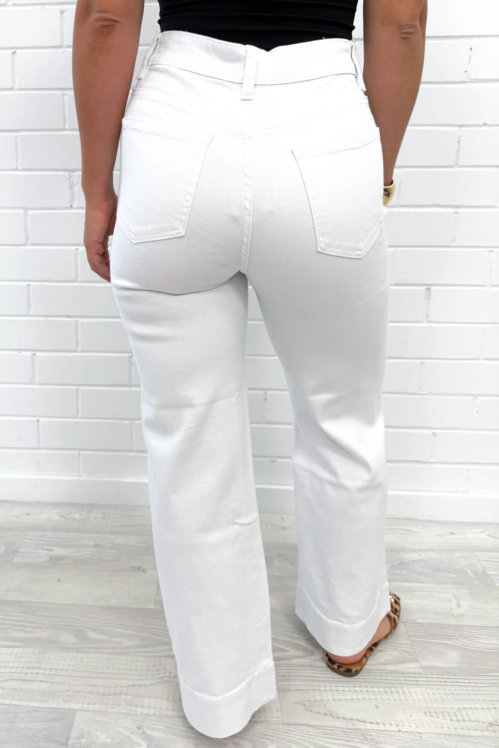Whitley Petite High Rise Wide Leg Jeans - Image 8
