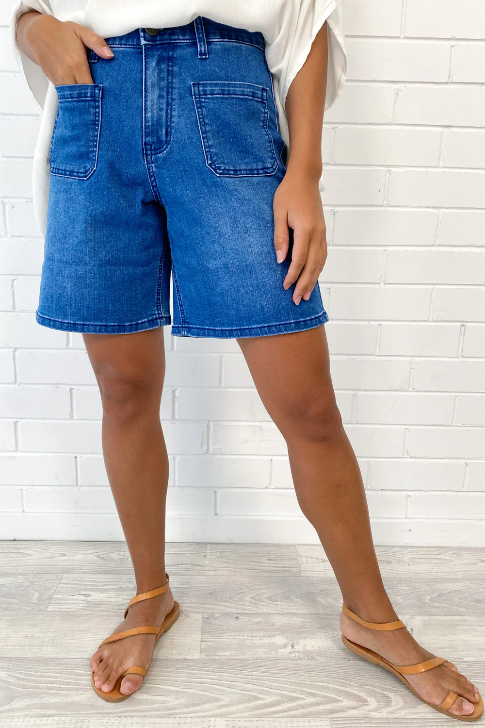 Whitley Denim Shorts - Image 3