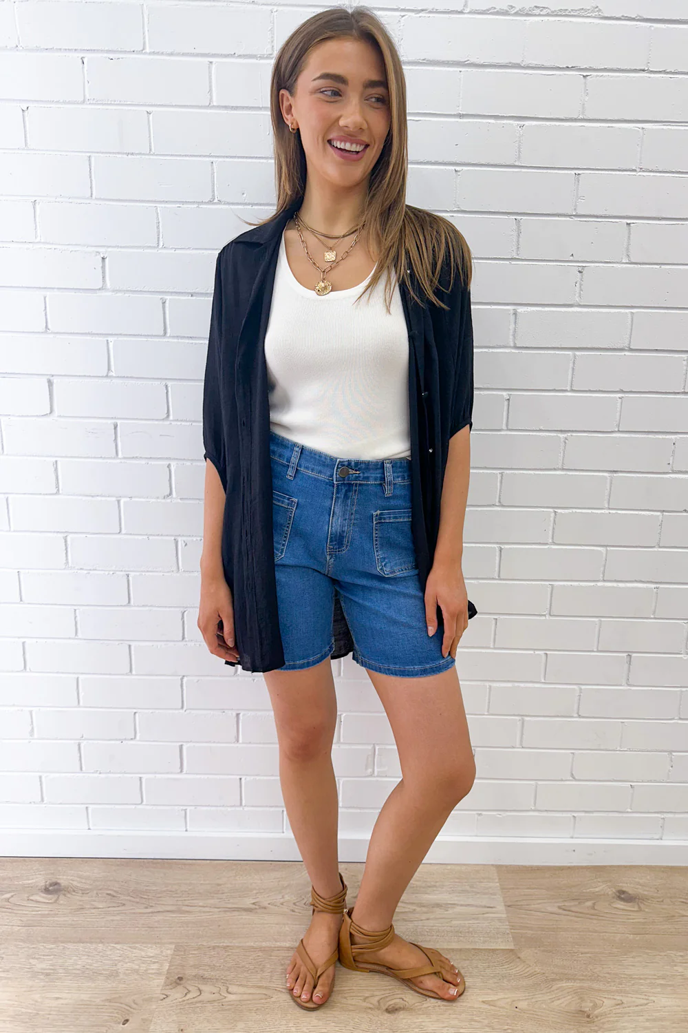Whitley Shorts - Denim - Image 10