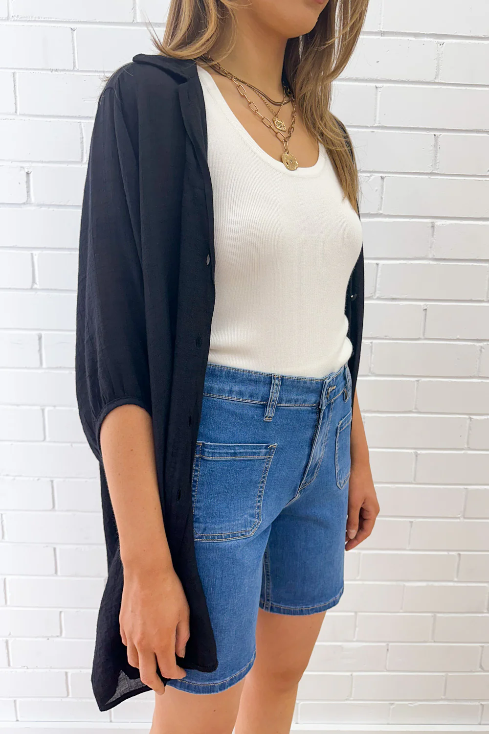 Whitley Shorts - Denim - Image 11