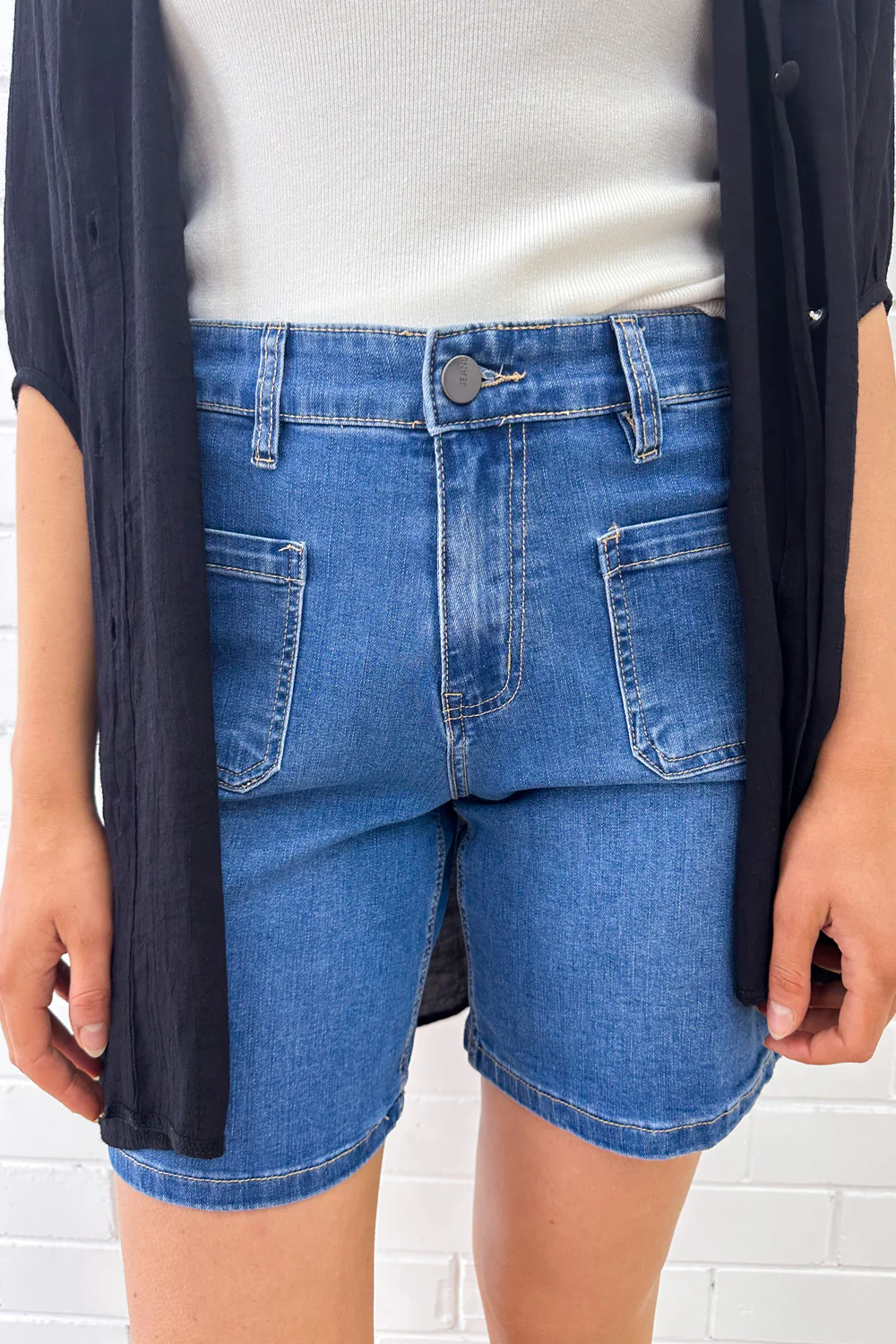 Whitley Shorts - Denim - Image 8