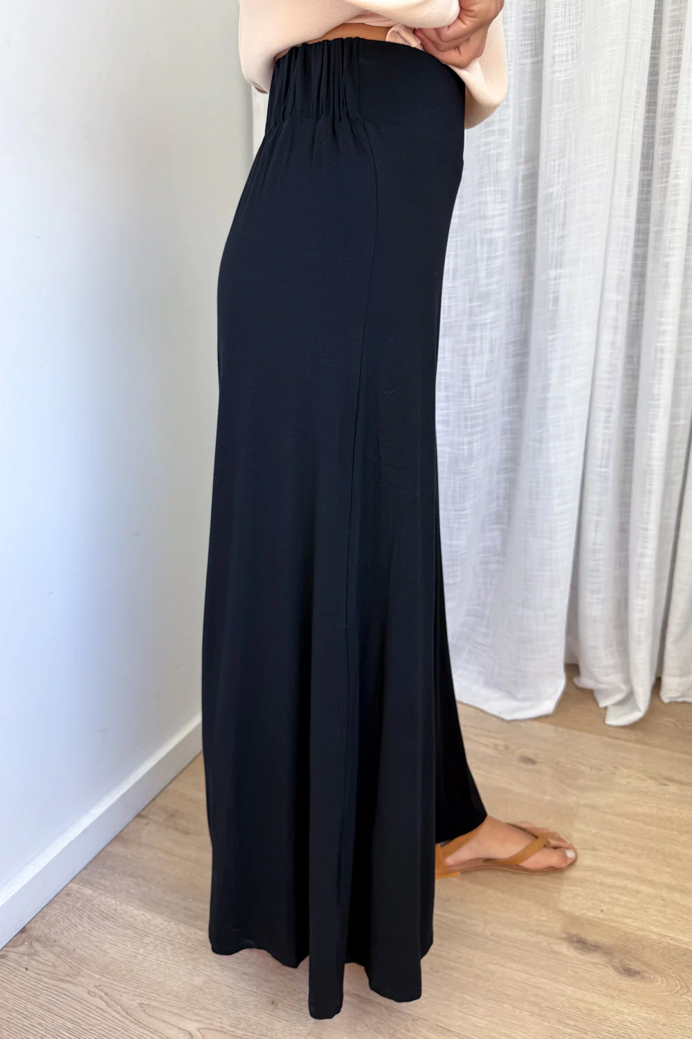 Wide Leg Bella Pants - Black - Image 5