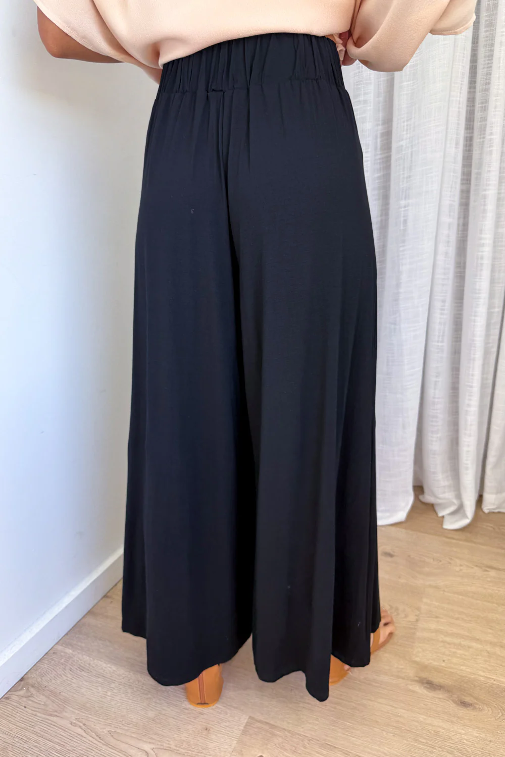Wide Leg Bella Pants - Black - Image 6