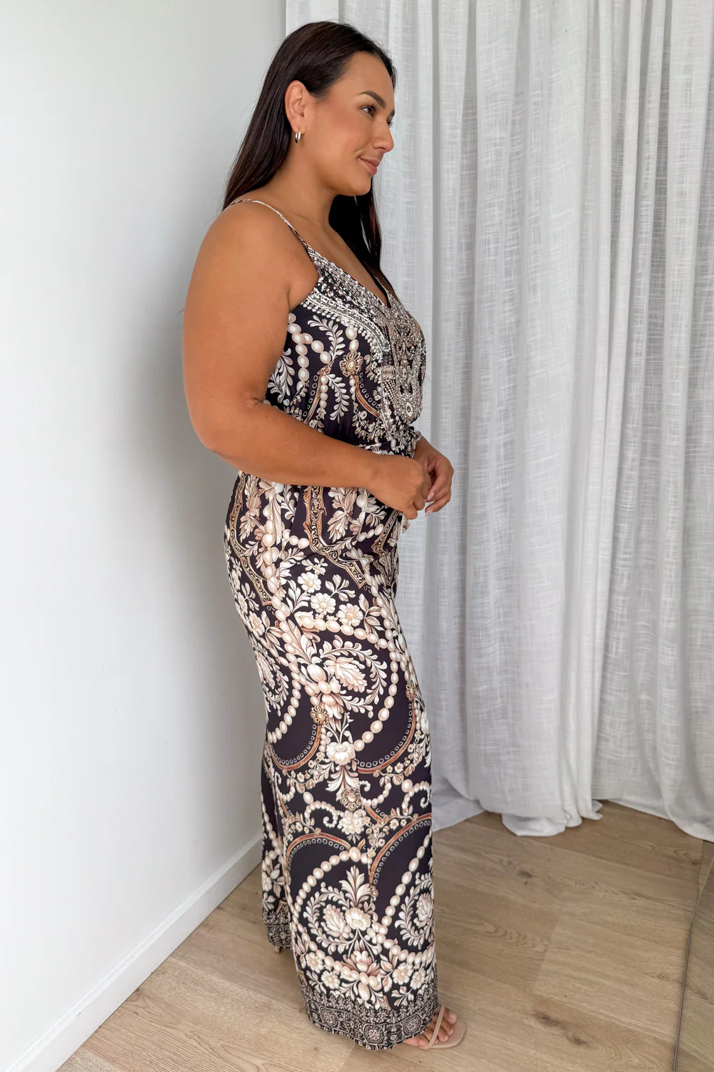 Willow Jumpsuit - Black Vintage Pearl - Image 10