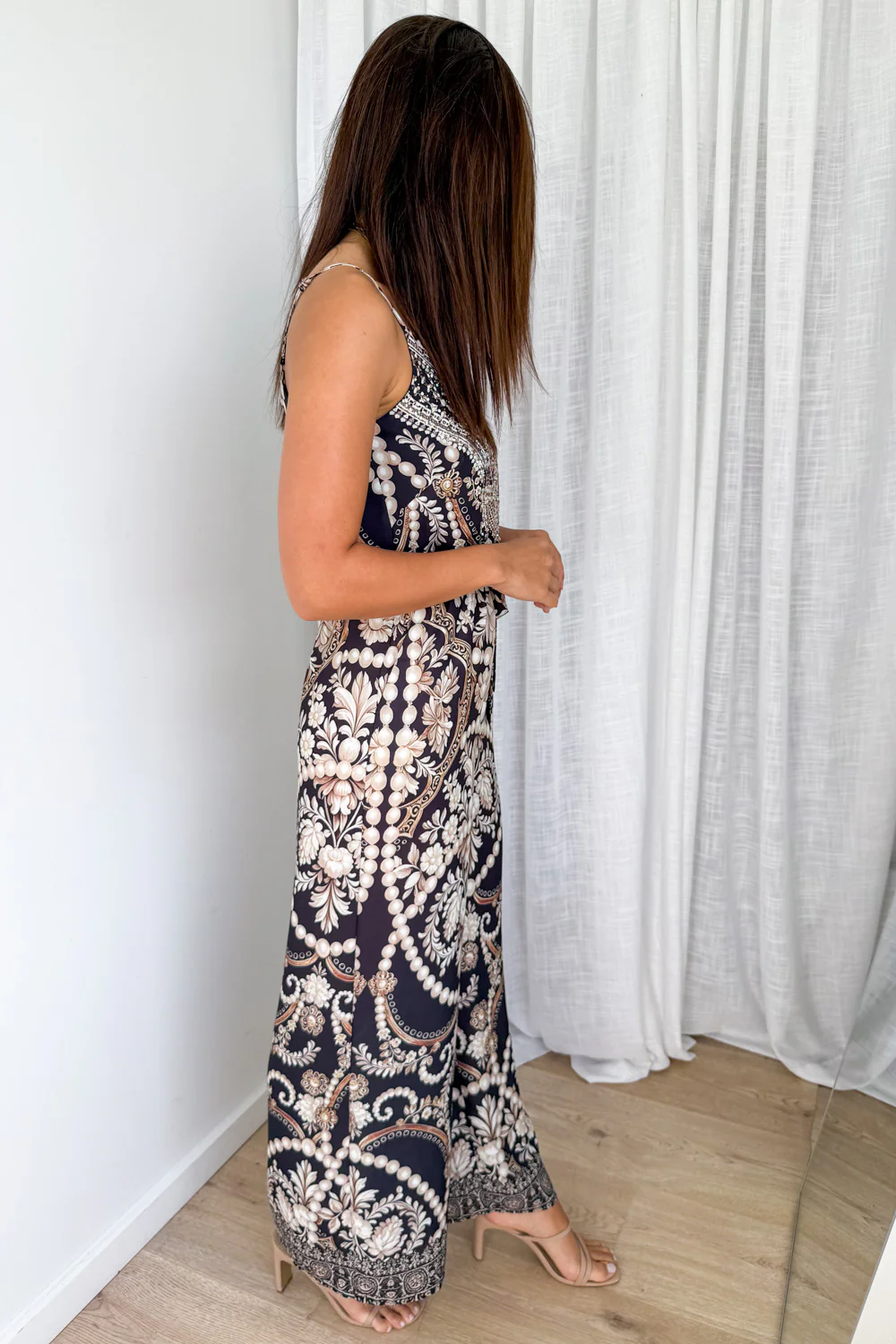 Willow Jumpsuit - Black Vintage Pearl - Image 6