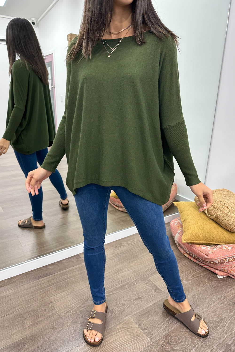 Wren Knit - Olive - Image 3