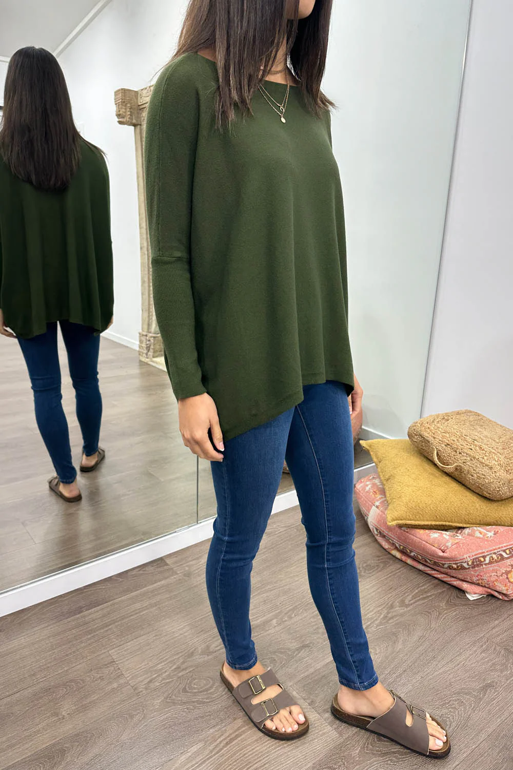 Wren Knit - Olive - Image 6
