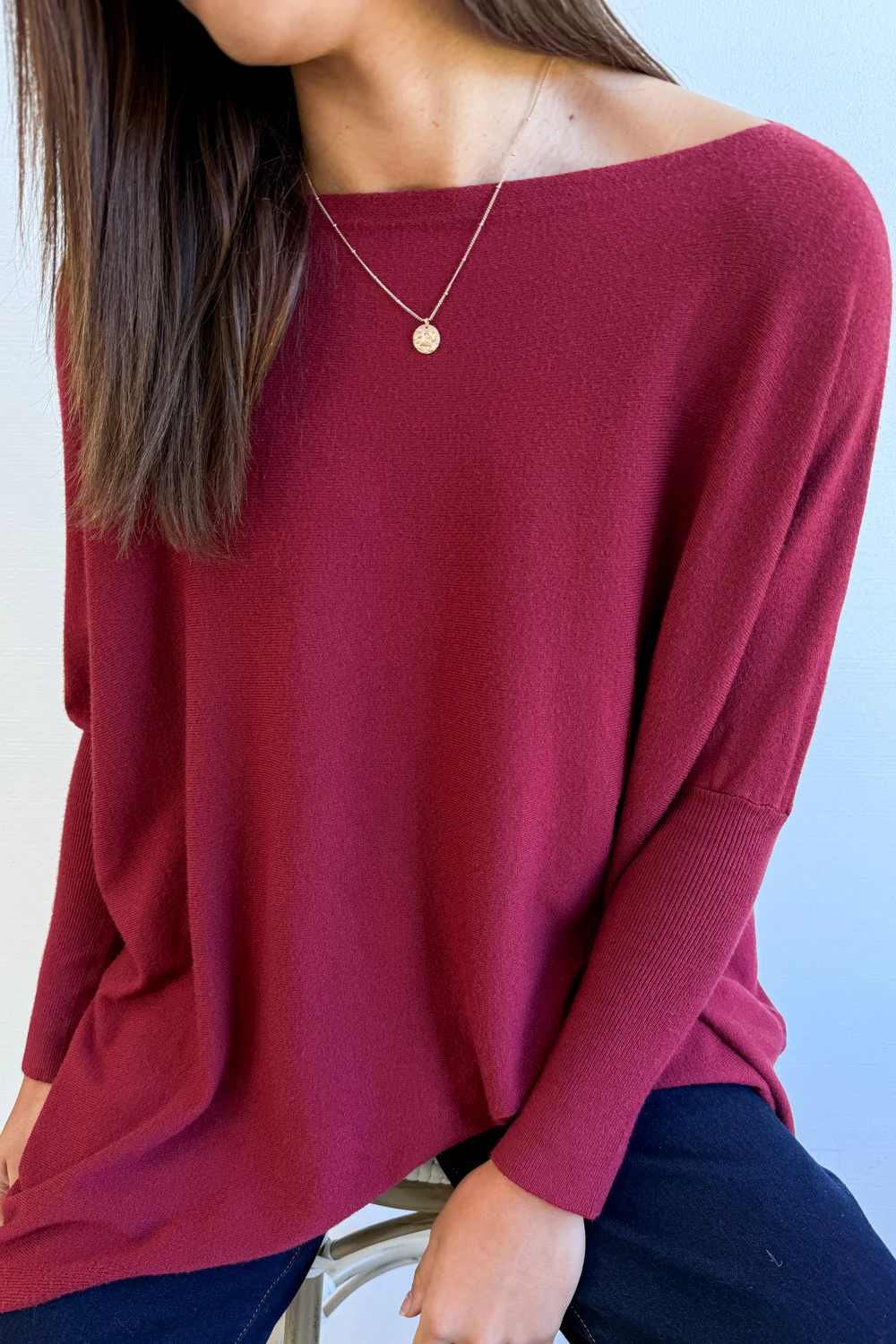 Wren Knit - Wine - Image 3