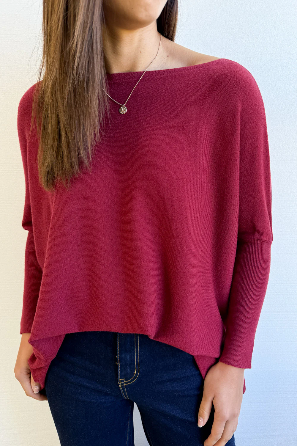 Wren Knit - Wine - Image 5