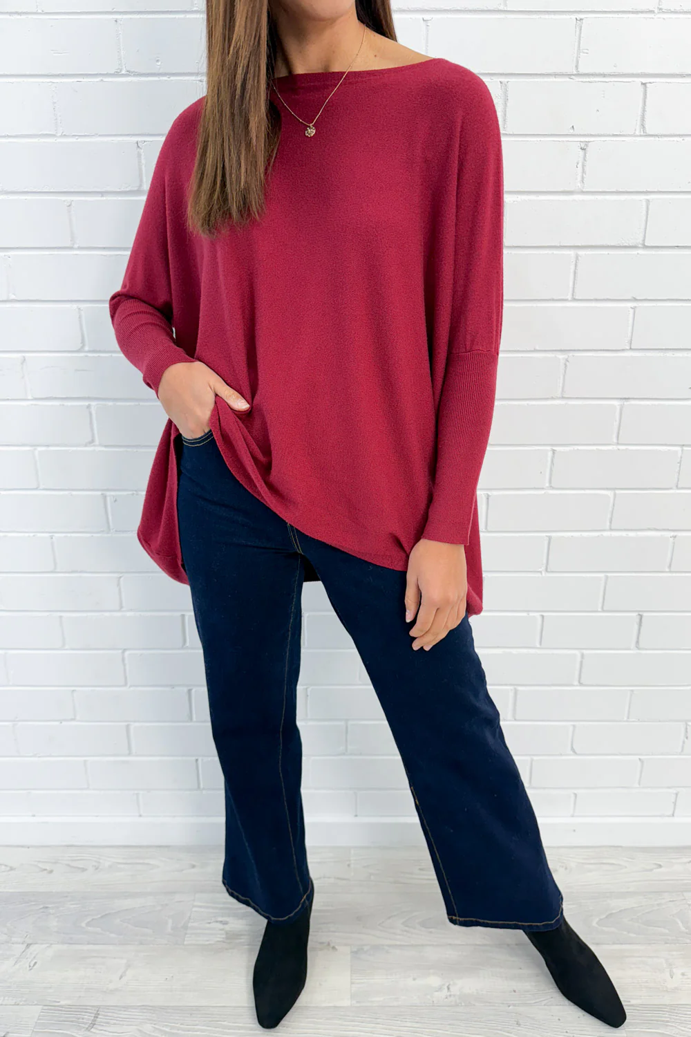 Wren Knit - Wine - Image 6