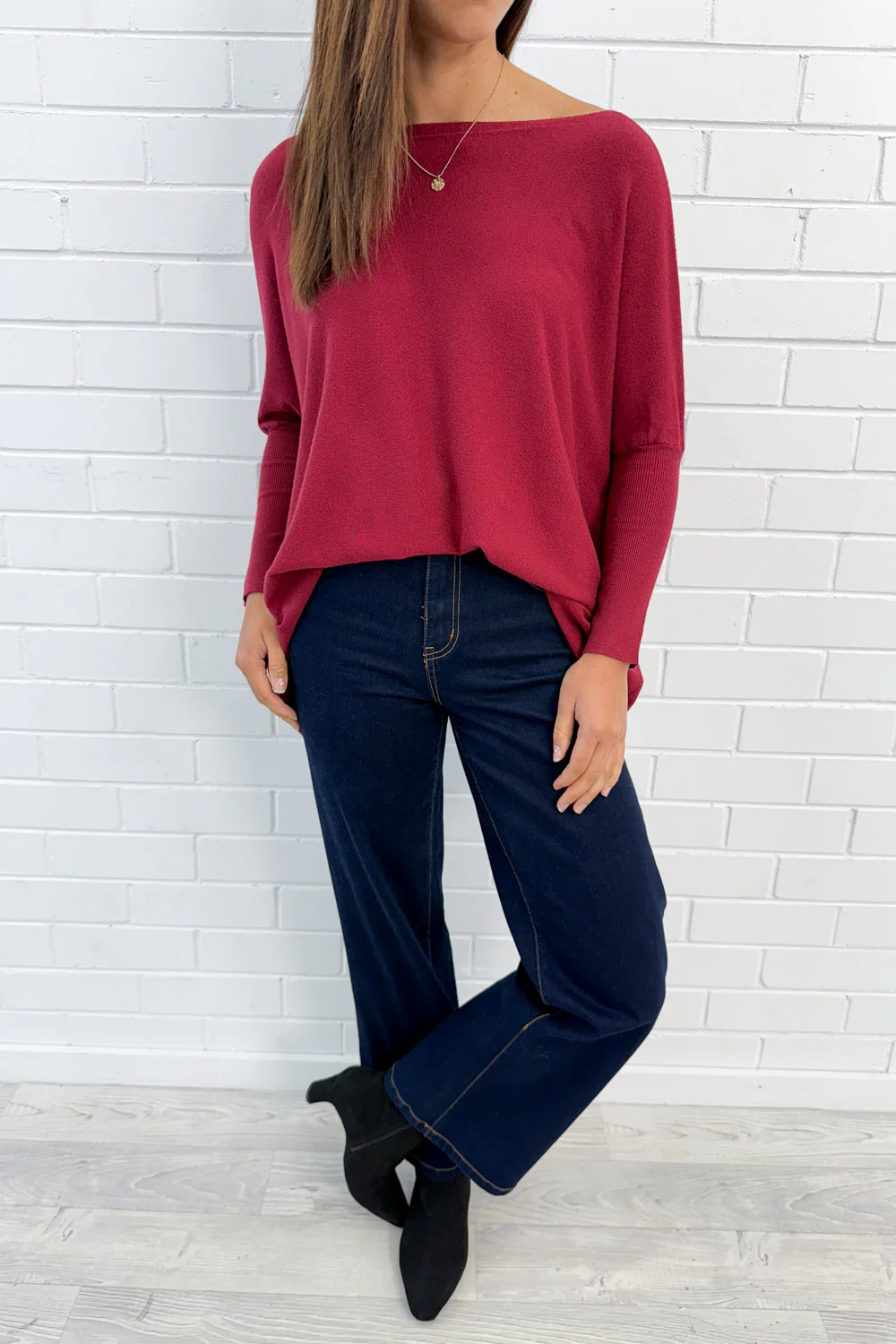 Wren Knit - Wine - Image 7