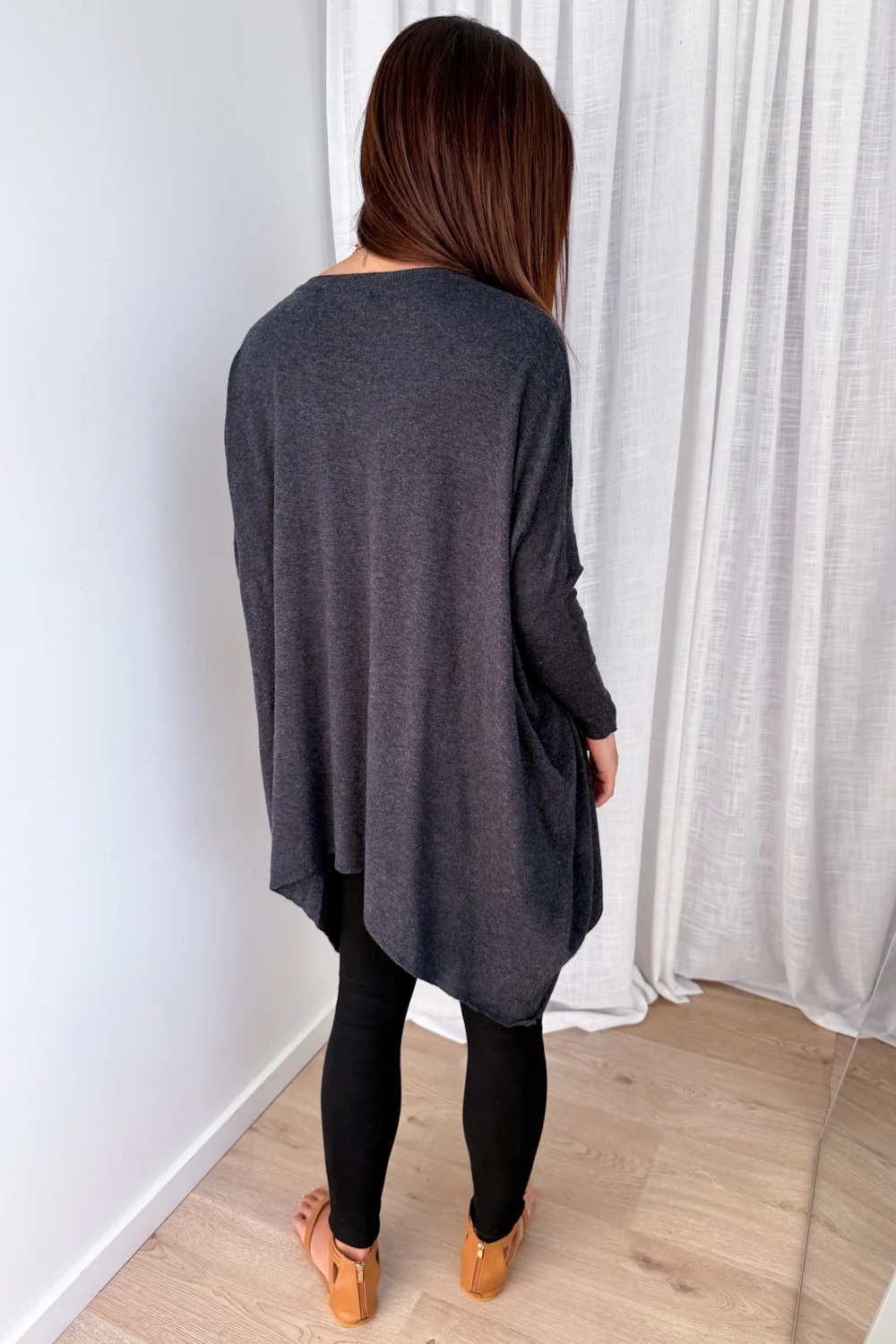 Wrenley Knit - Charcoal - Image 7