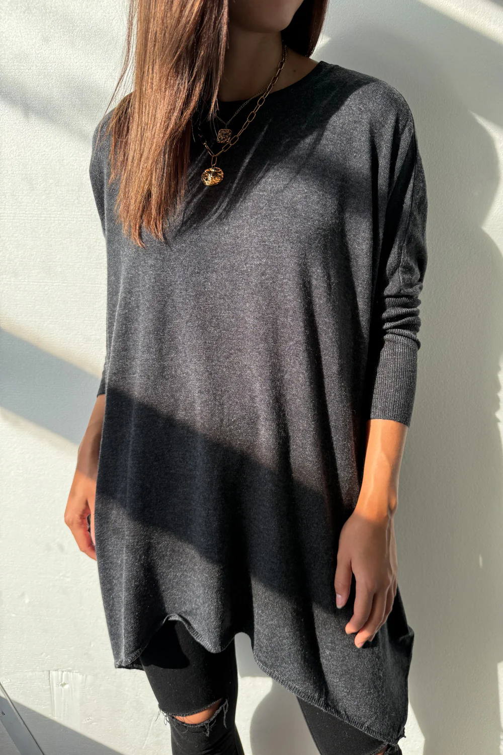 Wrenley Knit - Charcoal - Image 9