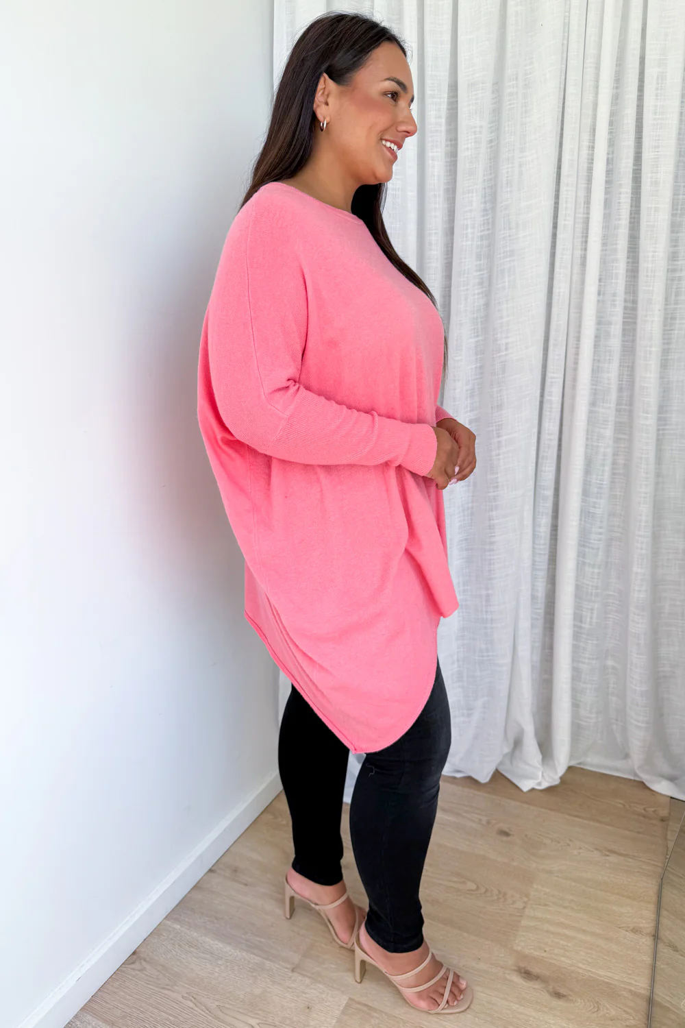 Wrenley Knit - Coral - Image 11