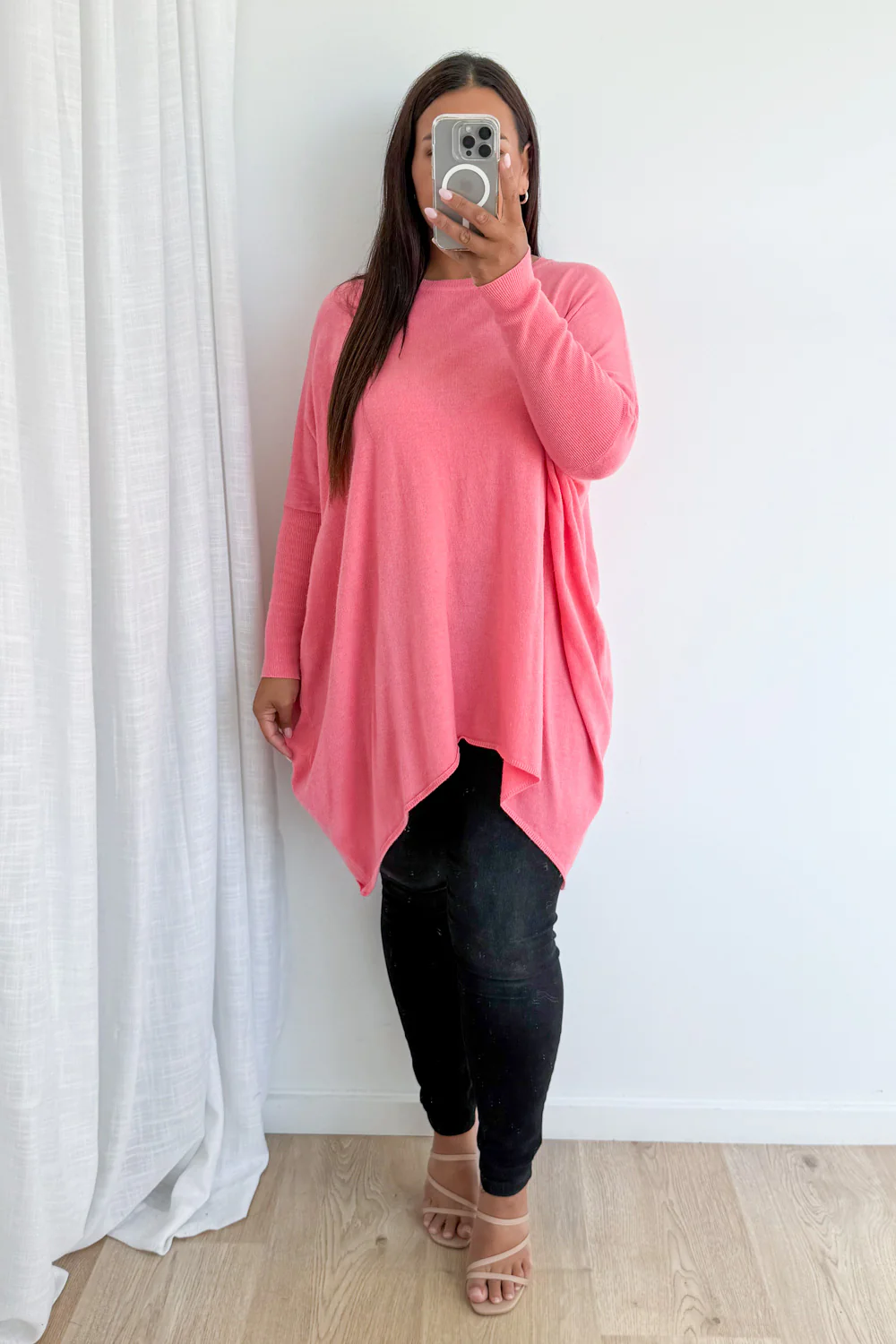 Wrenley Knit - Coral - Image 13