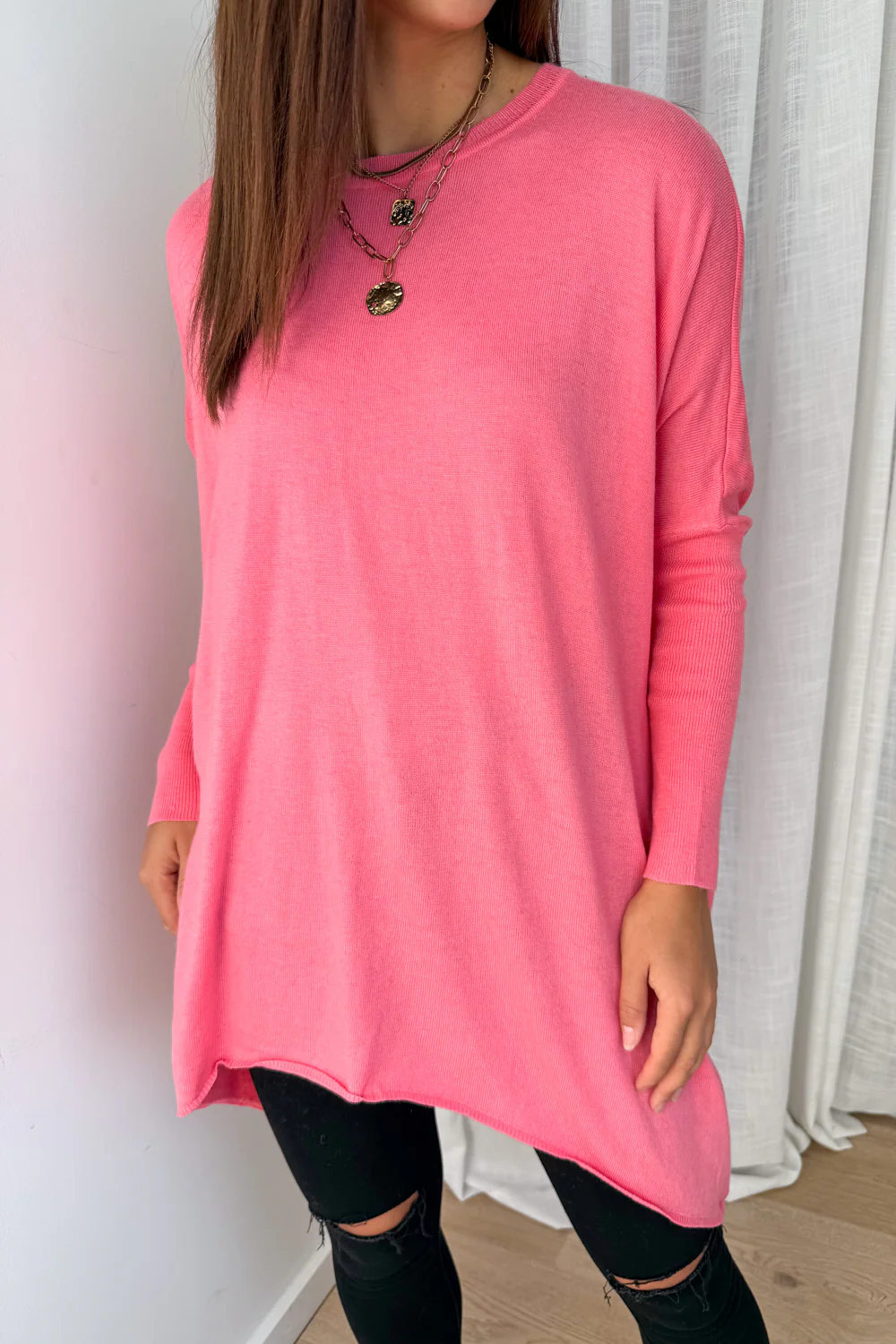 Wrenley Knit - Coral - Image 2