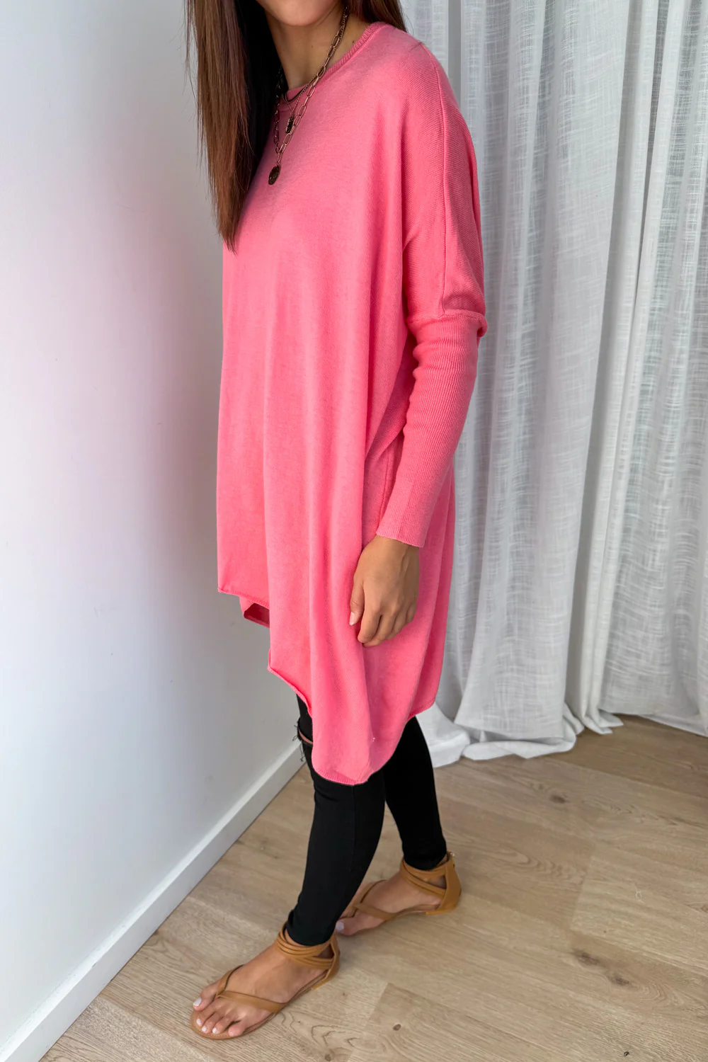 Wrenley Knit - Coral - Image 6