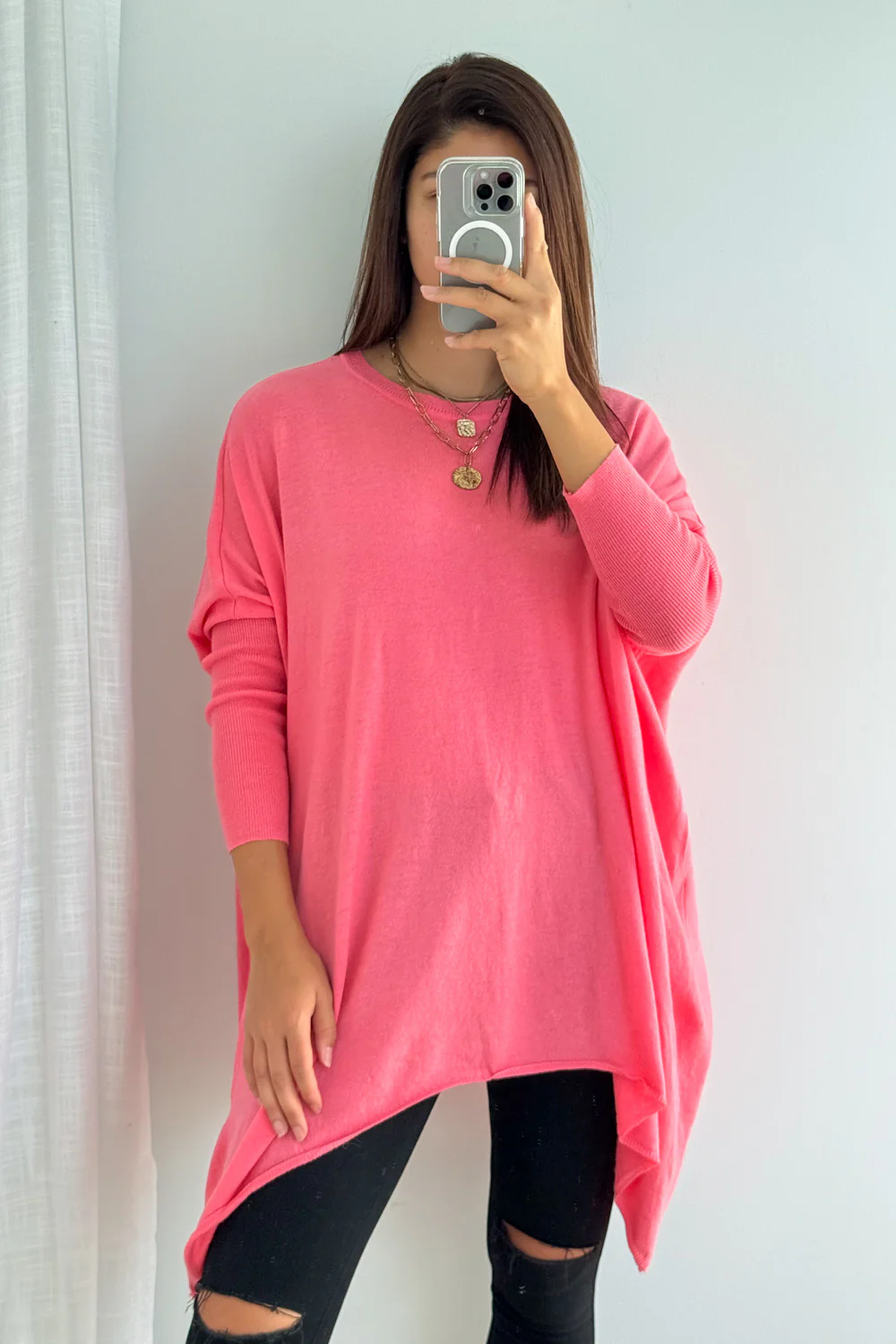 Wrenley Knit - Coral - Image 9