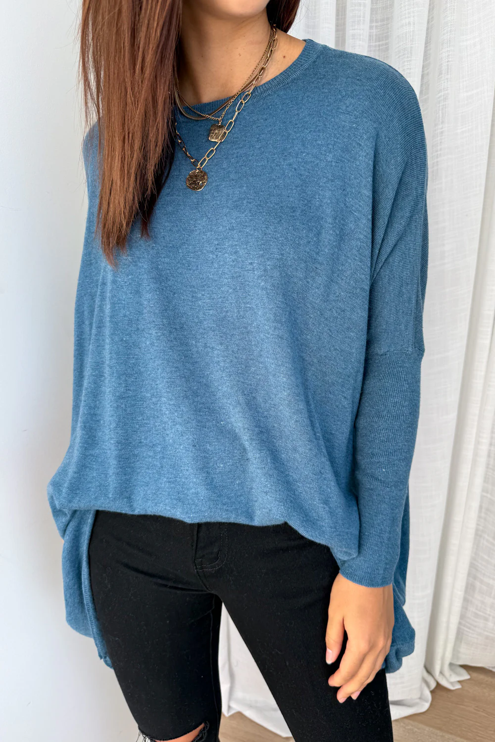 Wrenley Knit - Denim Blue - Image 3