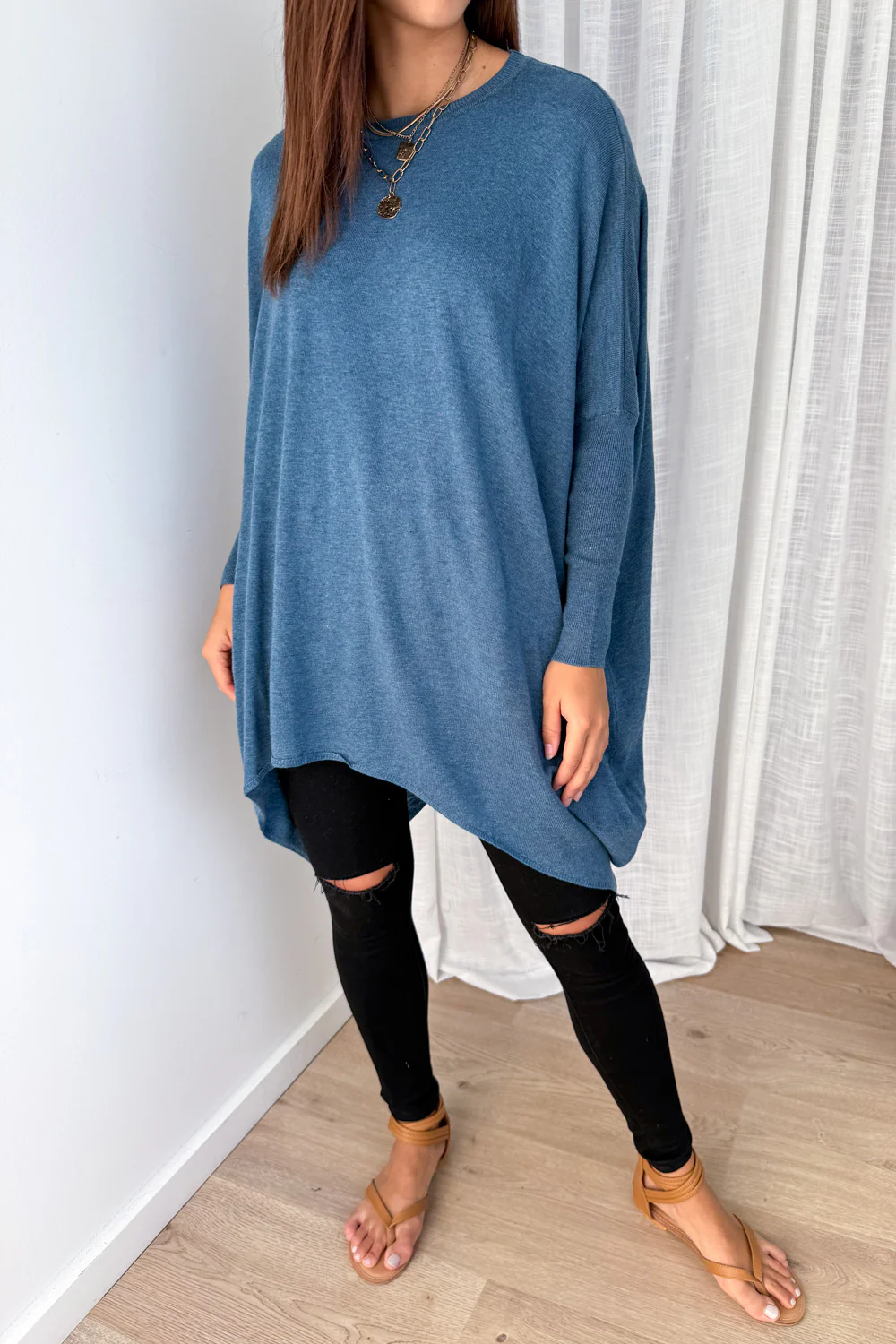 Wrenley Knit - Denim Blue - Image 4