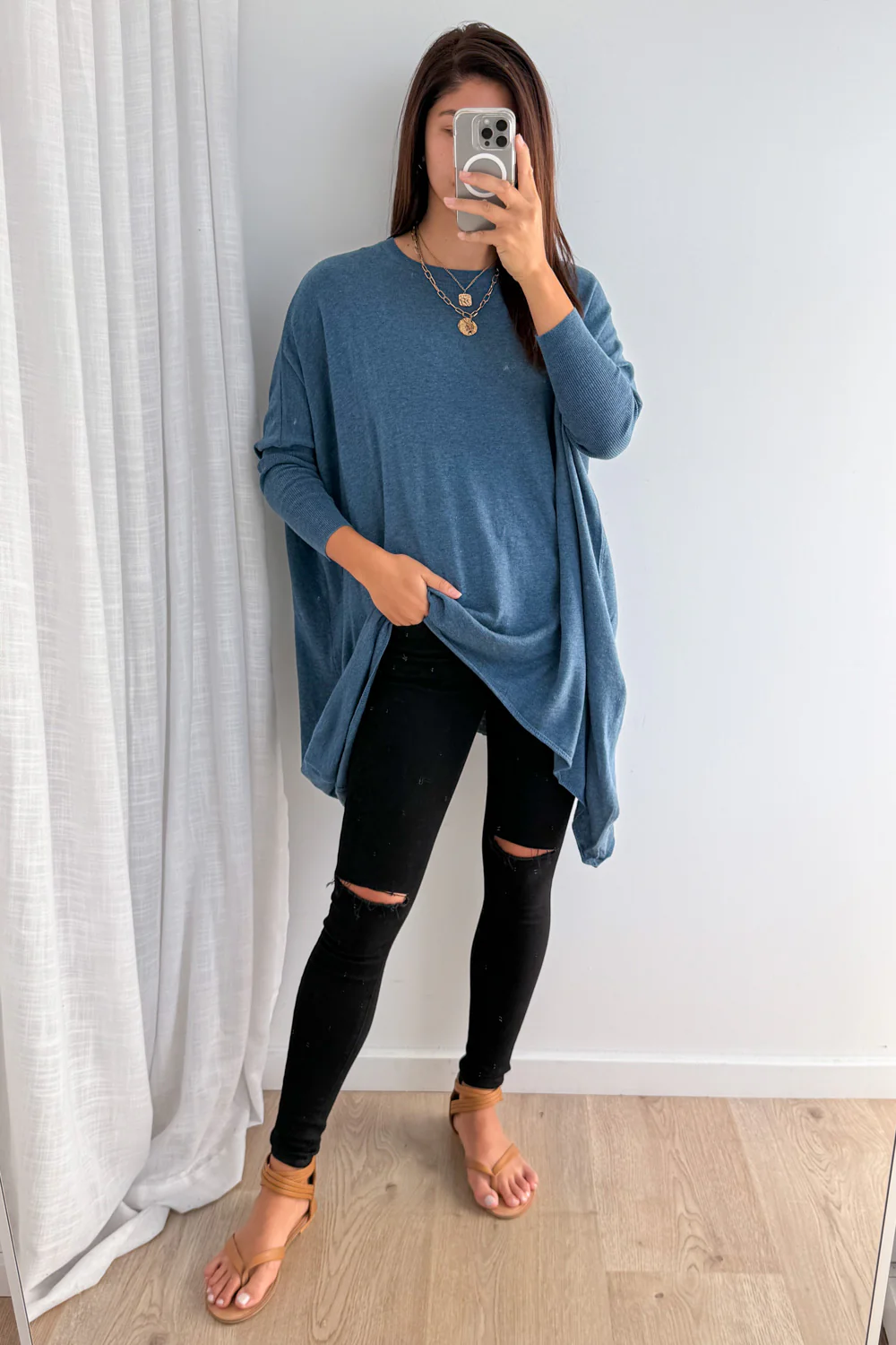 Wrenley Knit - Denim Blue - Image 8