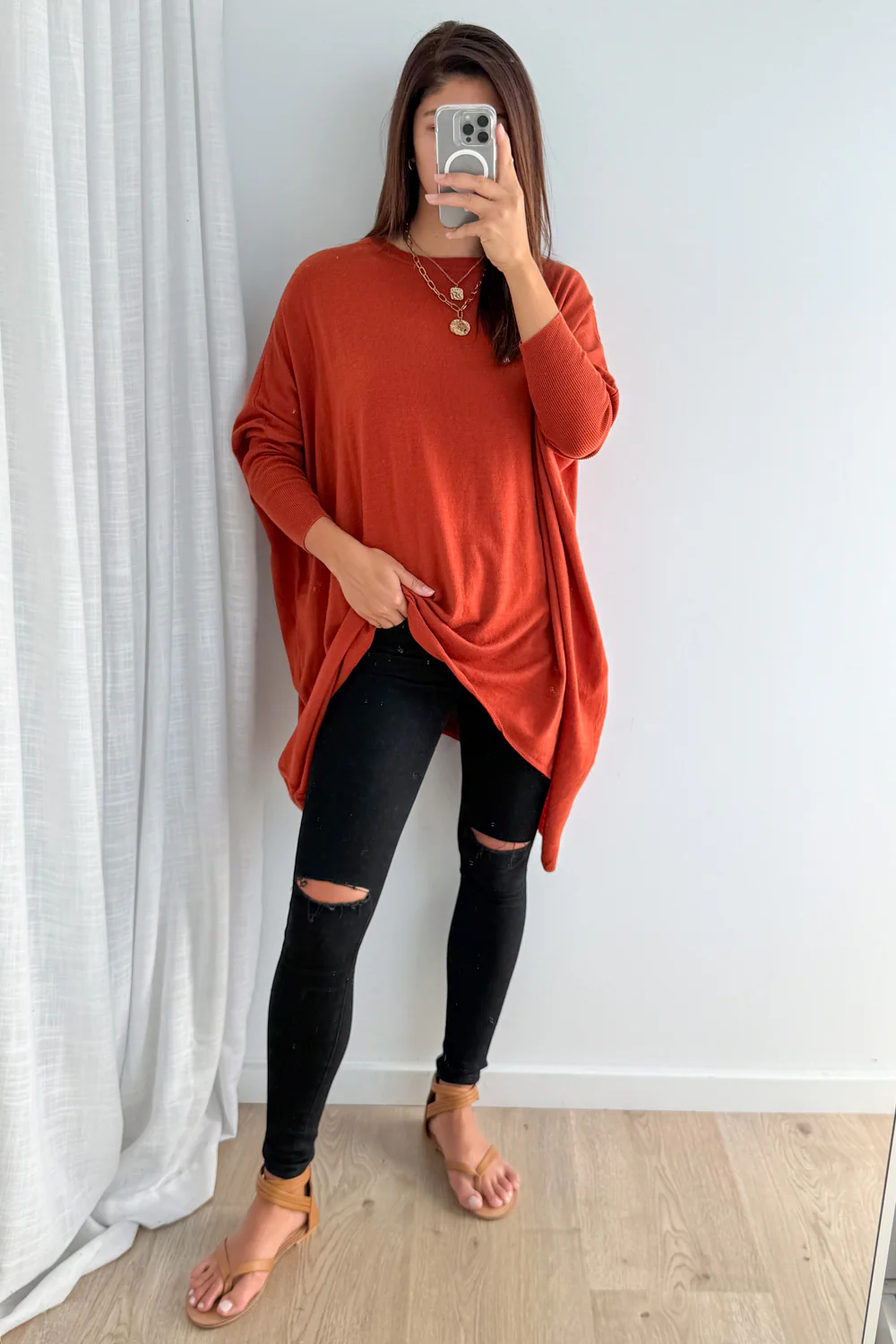 Wrenley Knit - Rust - Image 10
