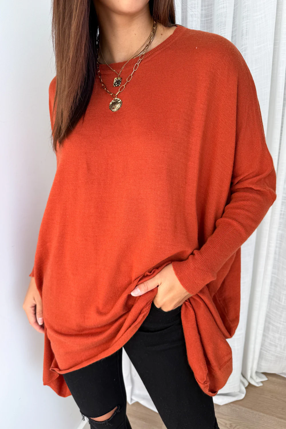 Wrenley Knit - Rust - Image 2