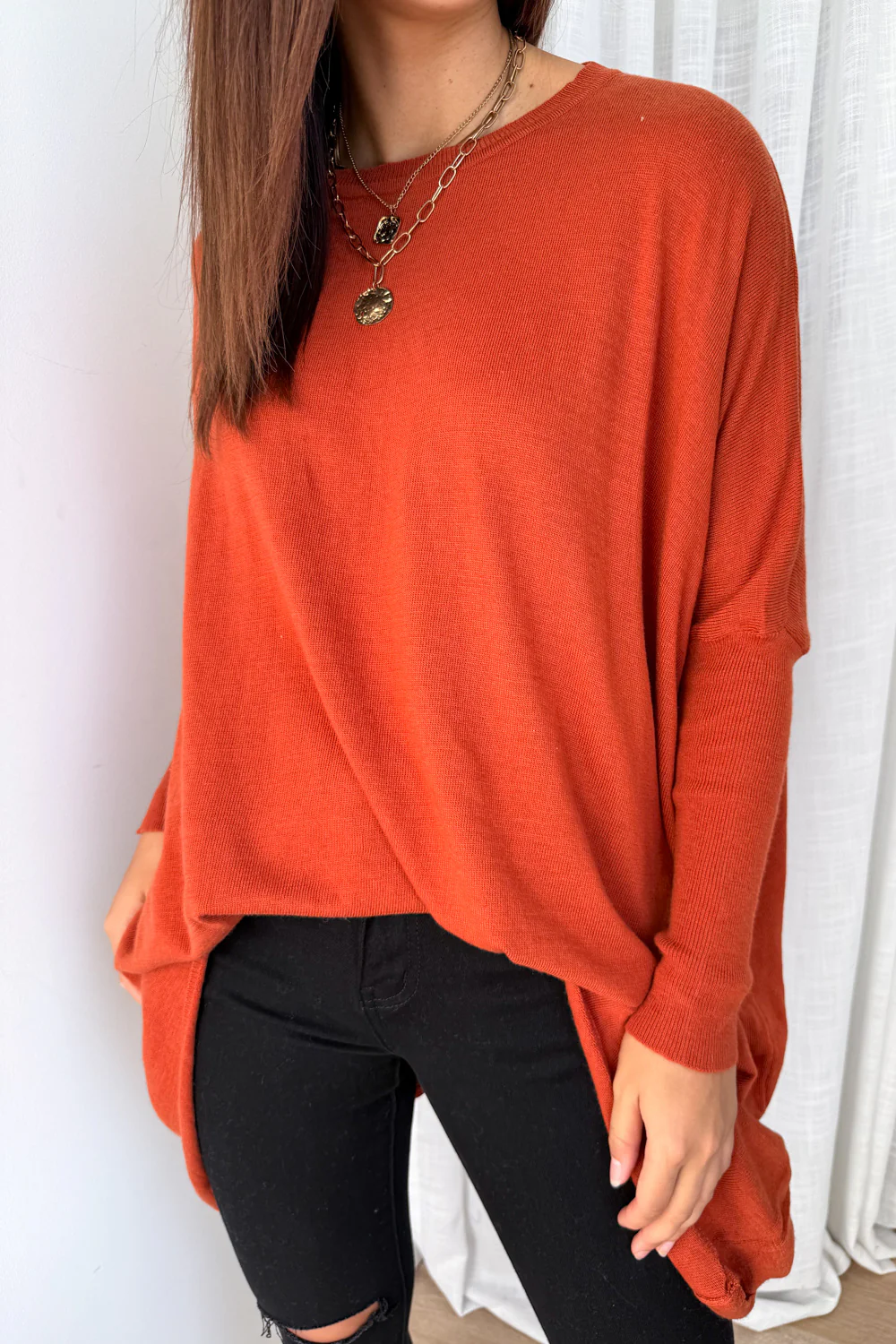 Wrenley Knit - Rust - Image 3