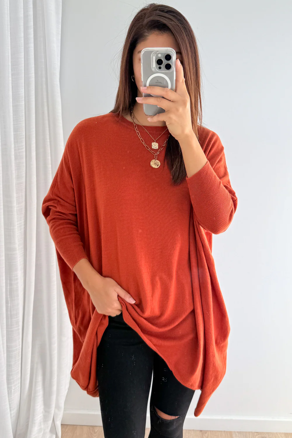 Wrenley Knit - Rust - Image 9