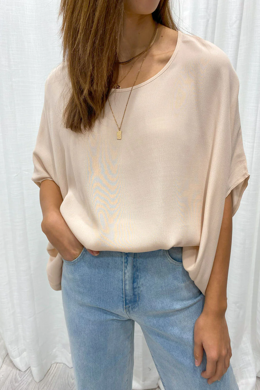Zara Basic Drape Top - Image 8