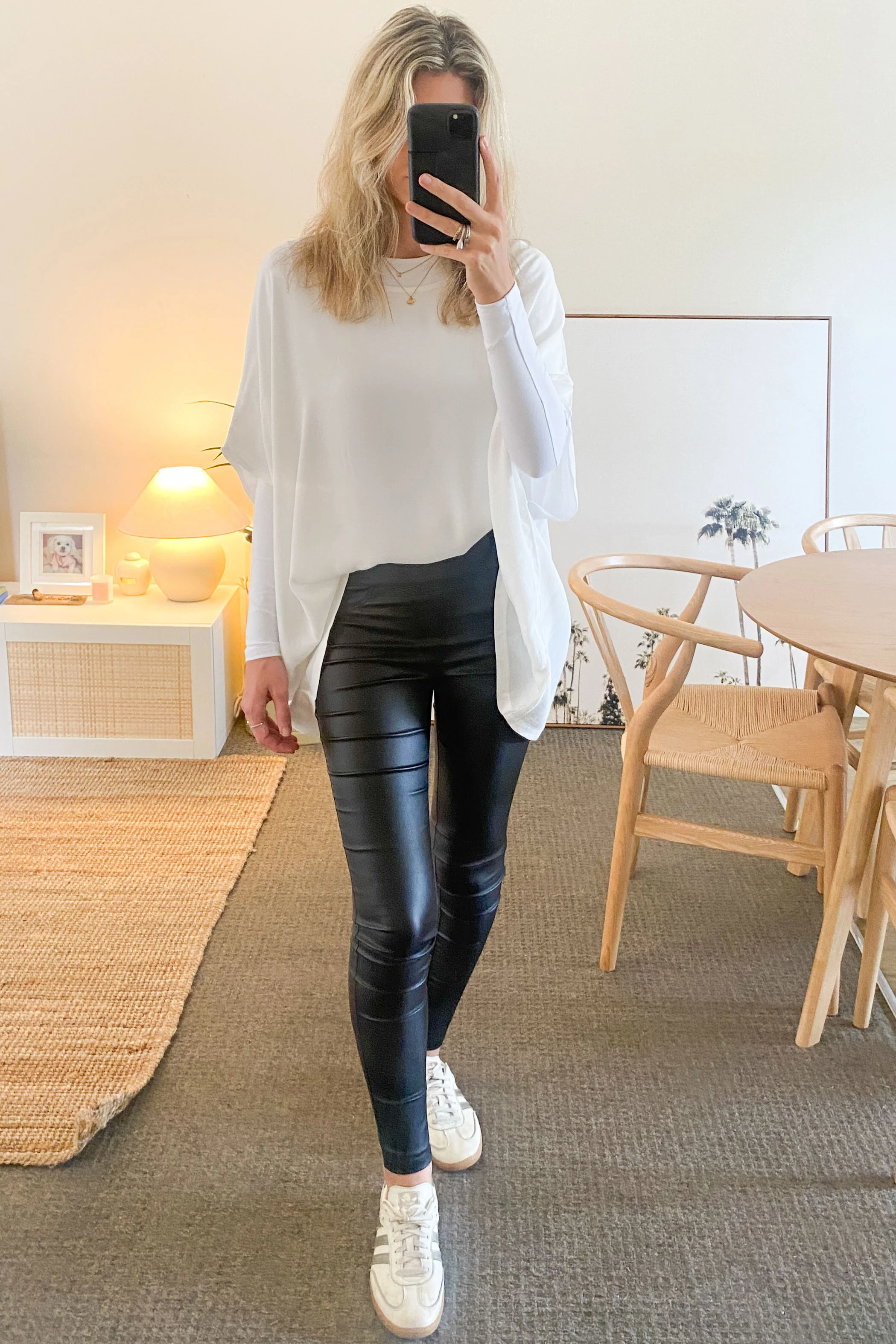 Zara Basic Drape Top - White - Image 9
