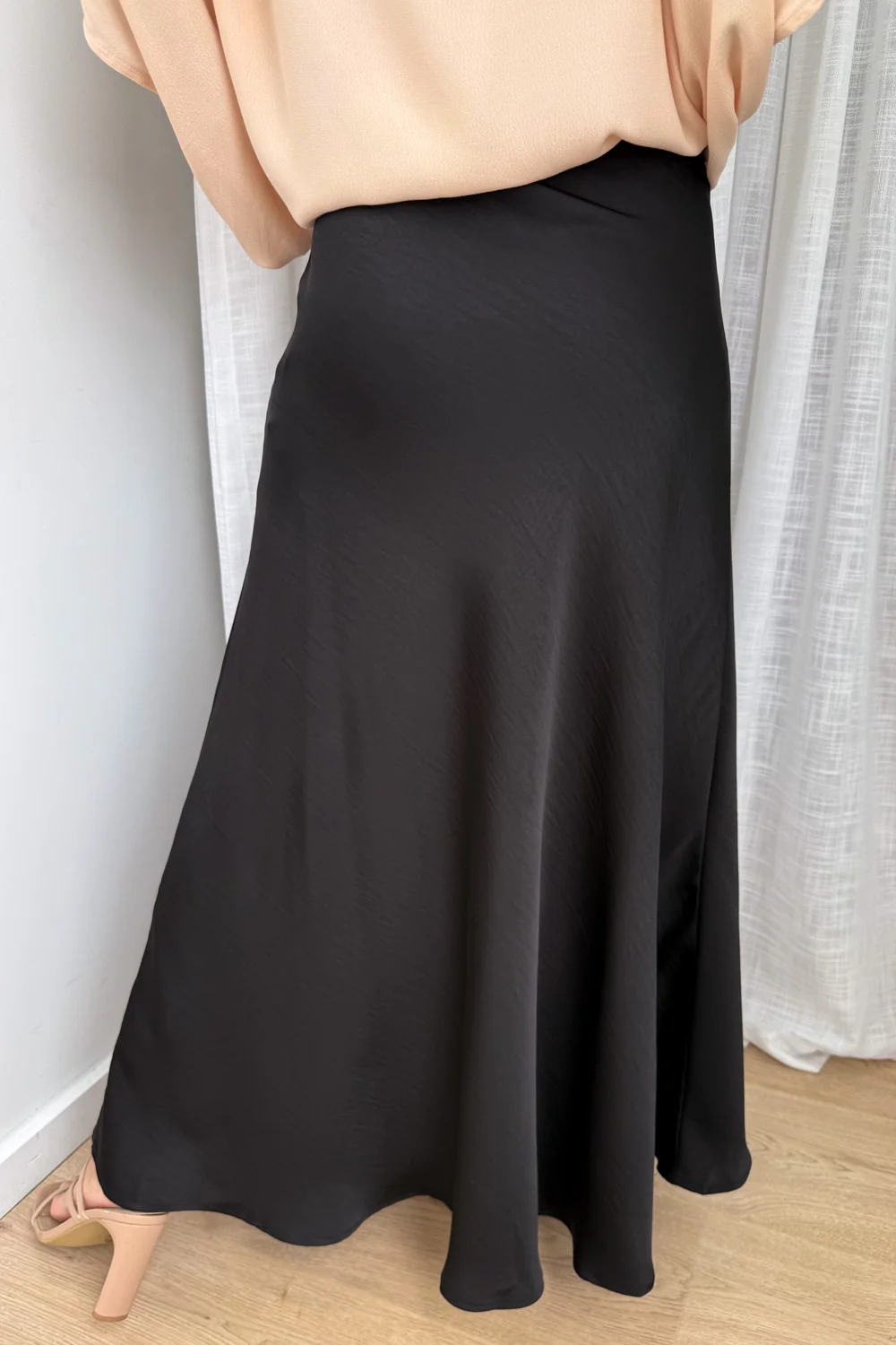 Zara Maxi Skirt - Black - Image 4