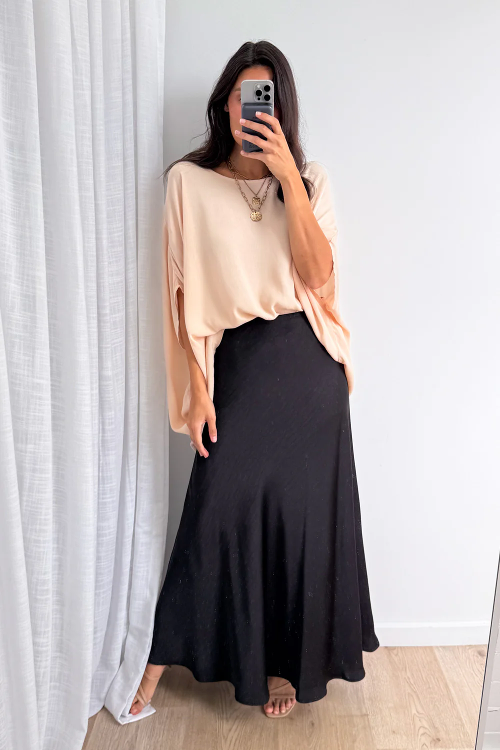 Zara Maxi Skirt - Black - Image 5
