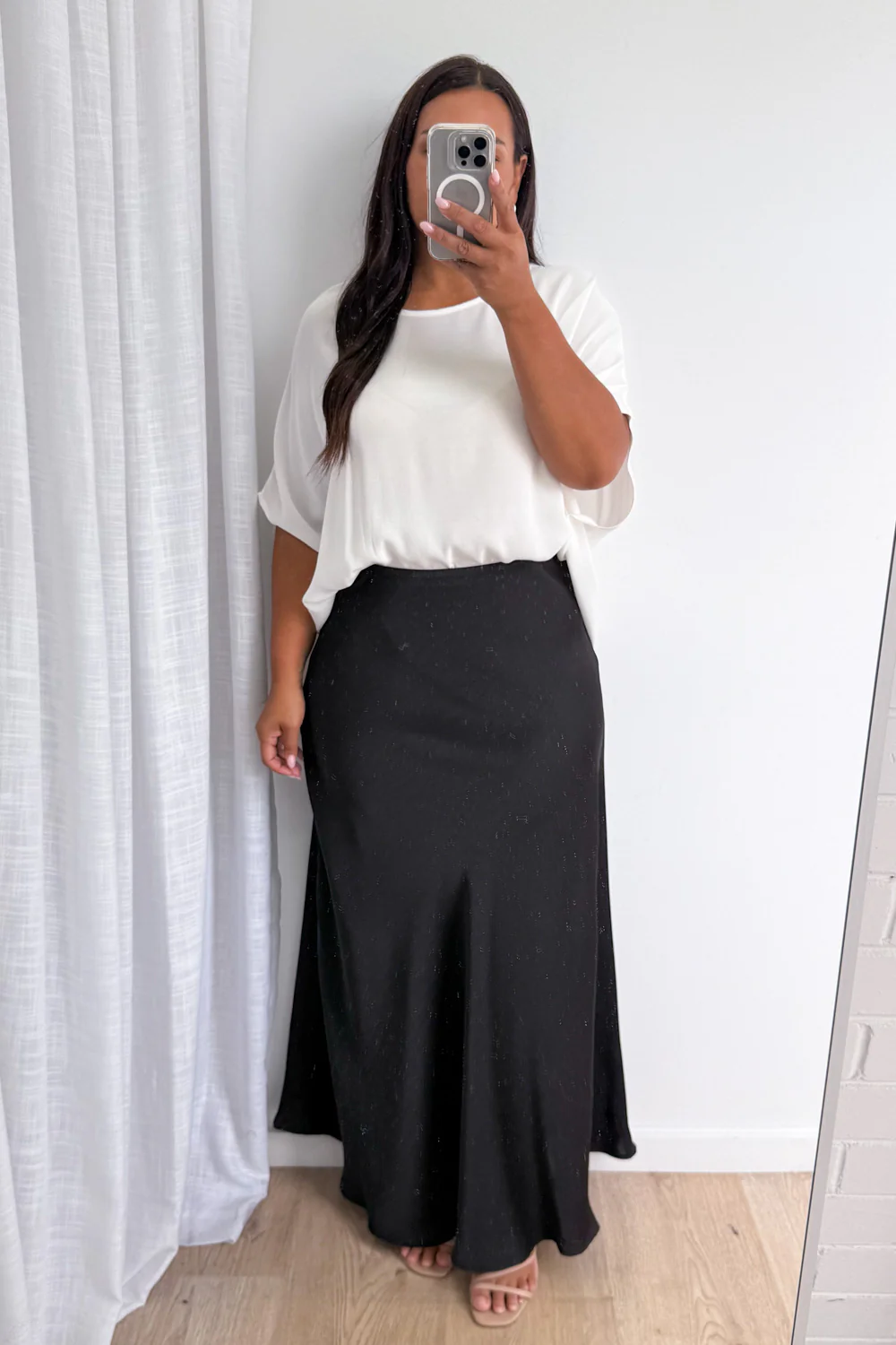 Zara Maxi Skirt - Black - Image 9
