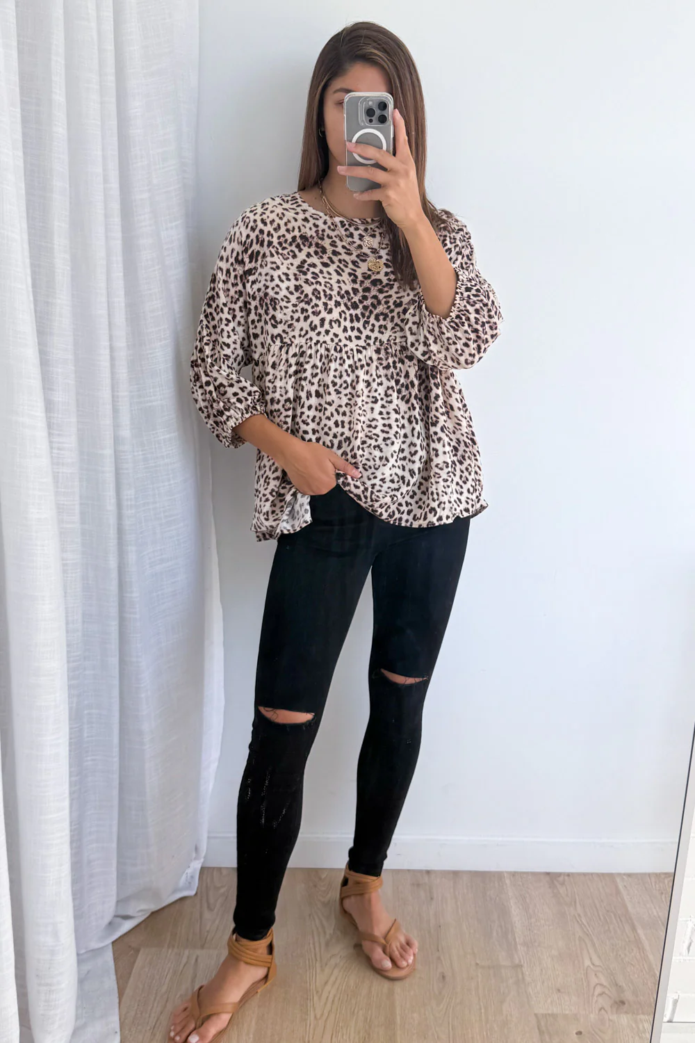 Zuri Top - Leopard - Image 8