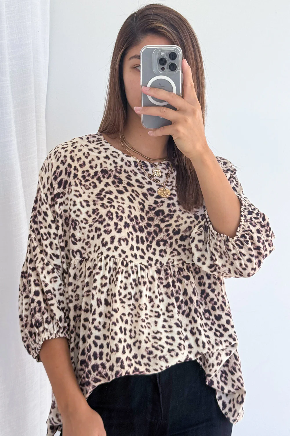 Zuri Top - Leopard - Image 9